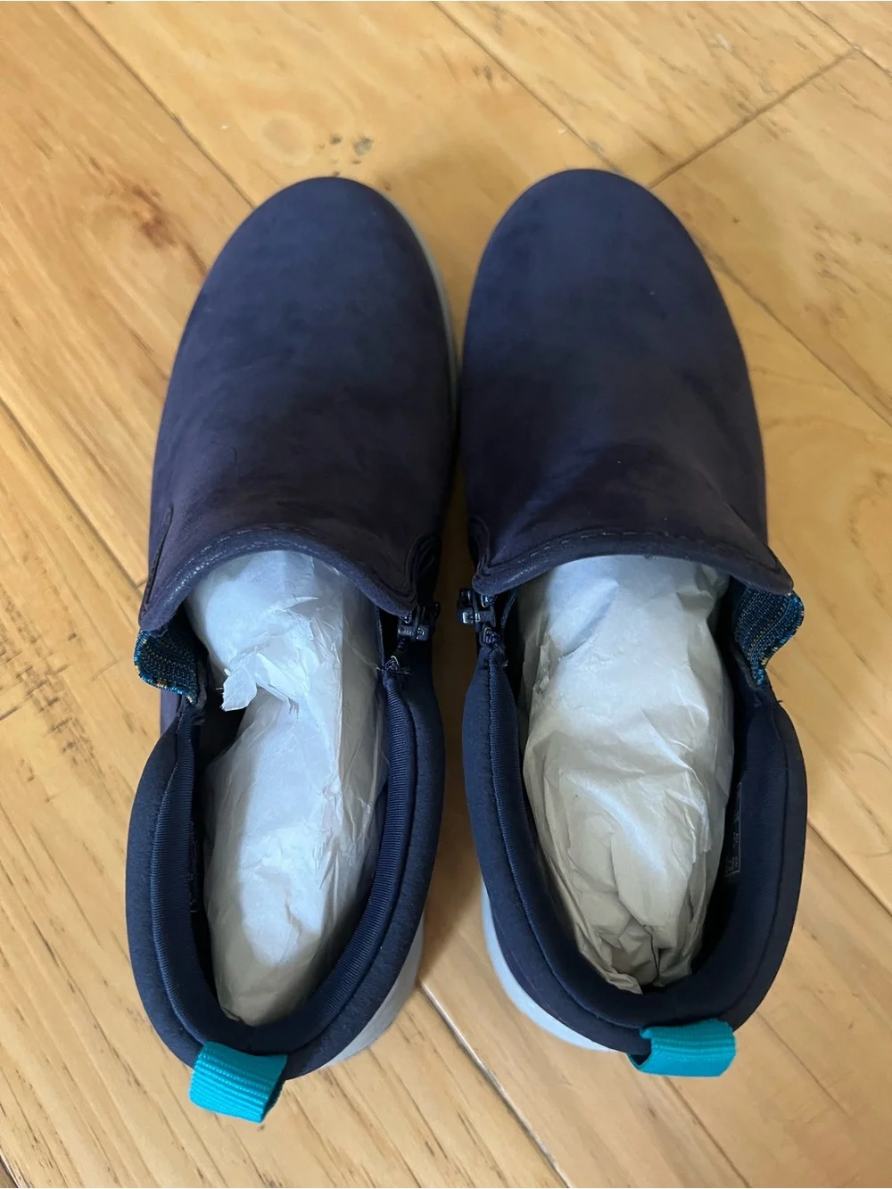 Clarks Breeze Clover Ankle Booties in Navy